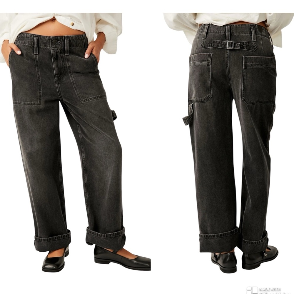 Free People Major Leagues Cargo Jeans